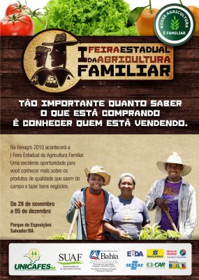 I Feira Estadual da Agricultura Familiar:  um espaço para promoção e divulgação dos produtos da agricultura familiar
