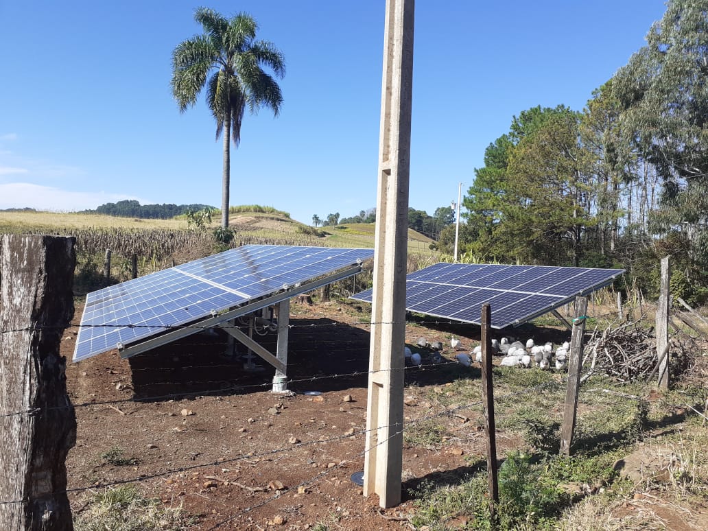Família de Arabutã investe em energia solar