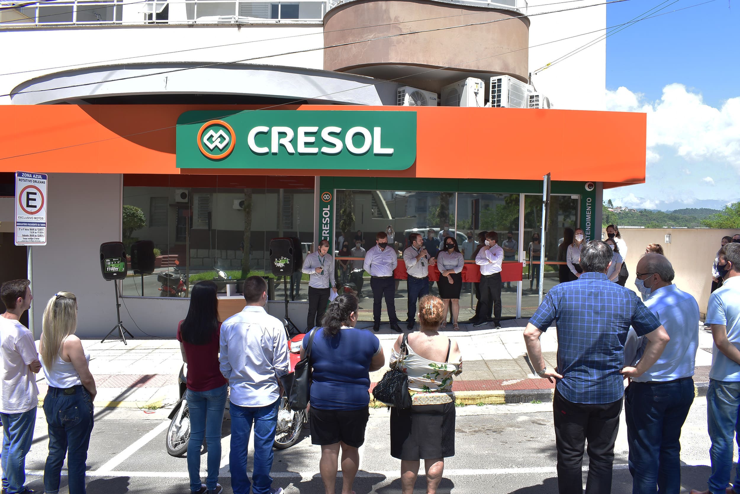 Cresol inaugura unidade no município de Orleans