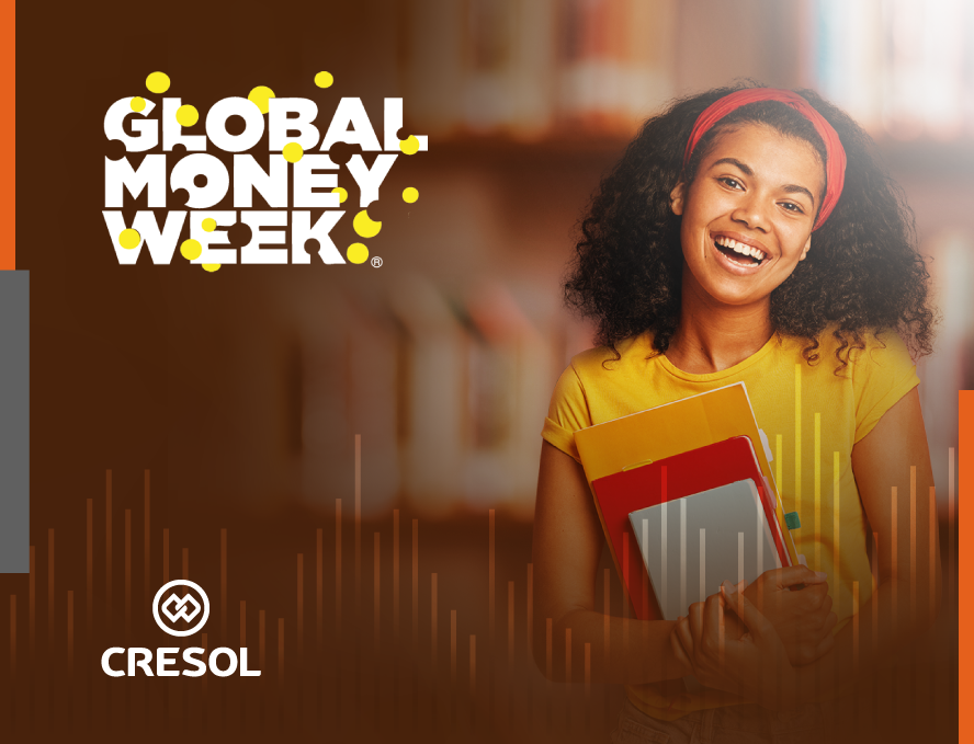 Cresol participa da Global Money Week, campanha mundial sobre conscientização financeira para jovens e crianças