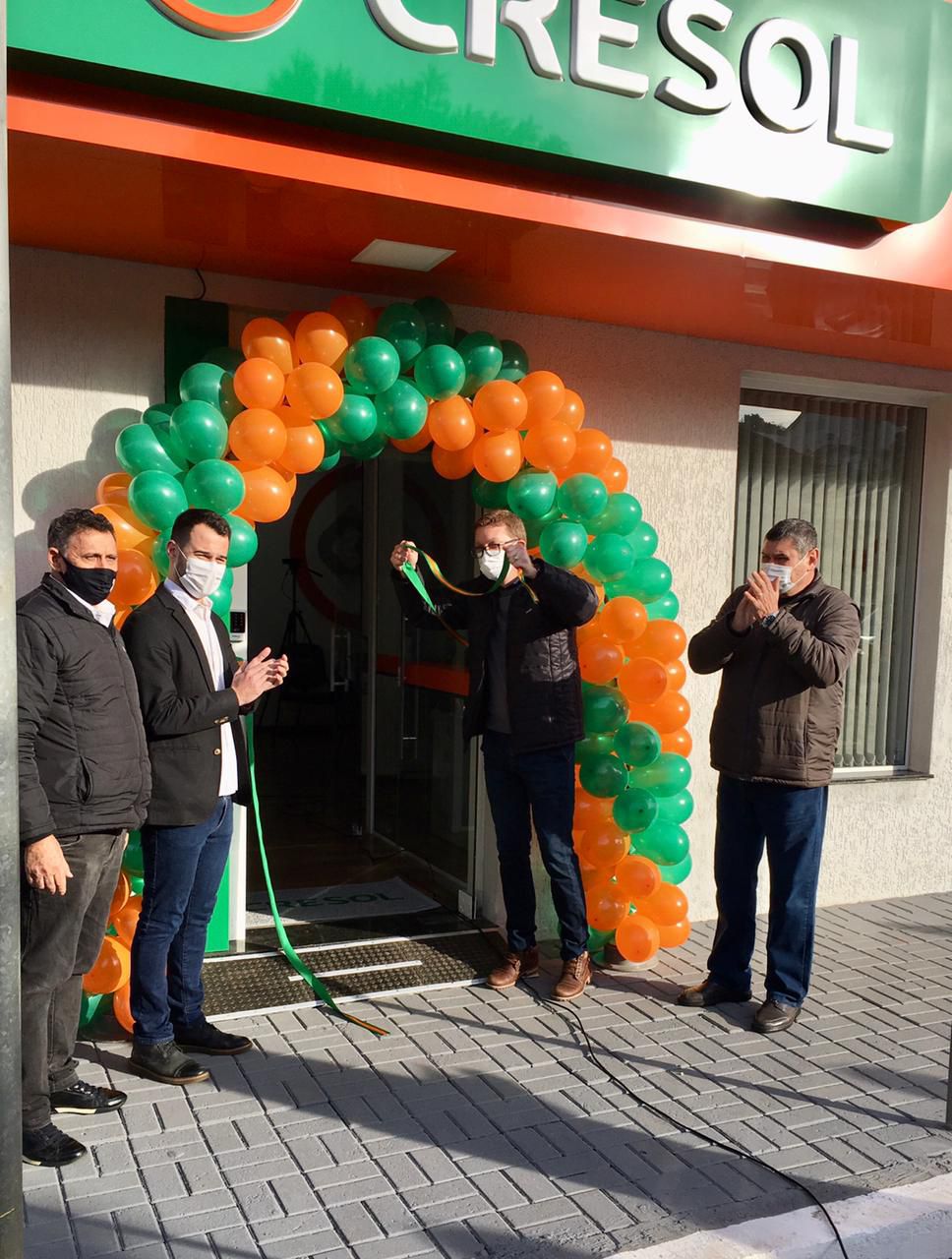 Inaugurada a agência Cresol Barril em Frederico Westphalen