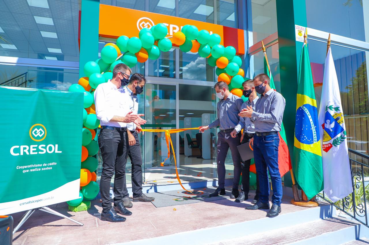 Primeira agência Cresol é inaugurada no Vale do Paranhana