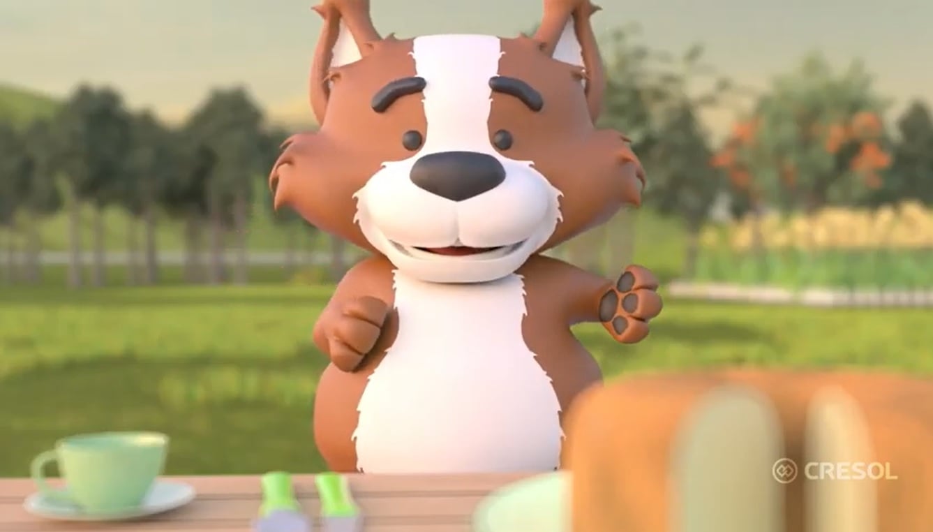 Mesadinha e sua Turma: Bolo de Fubá