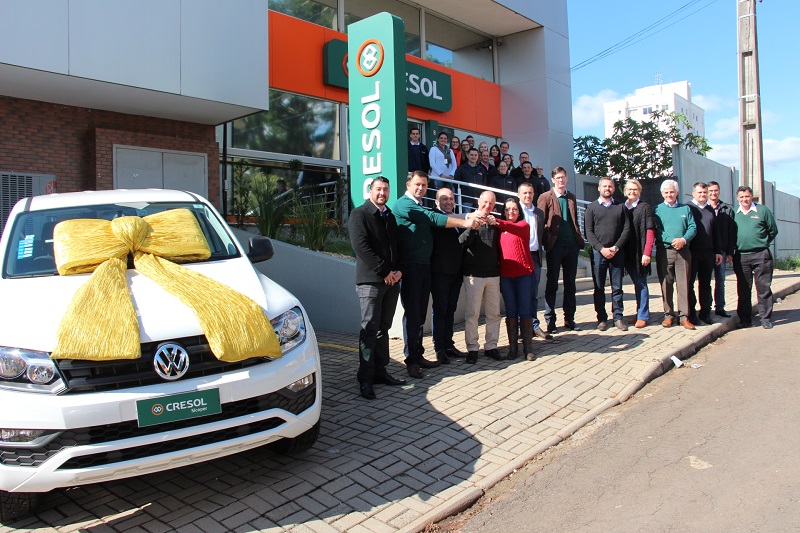 Cresol Sicoper realiza entrega de prêmio ao contemplado do 5º sorteio da Campanha Sonho de Prêmios C