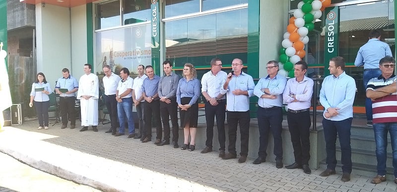 Nova Agência de Relacionamento da Cresol Sicoper é inaugurada em Bom Princípio (RS)