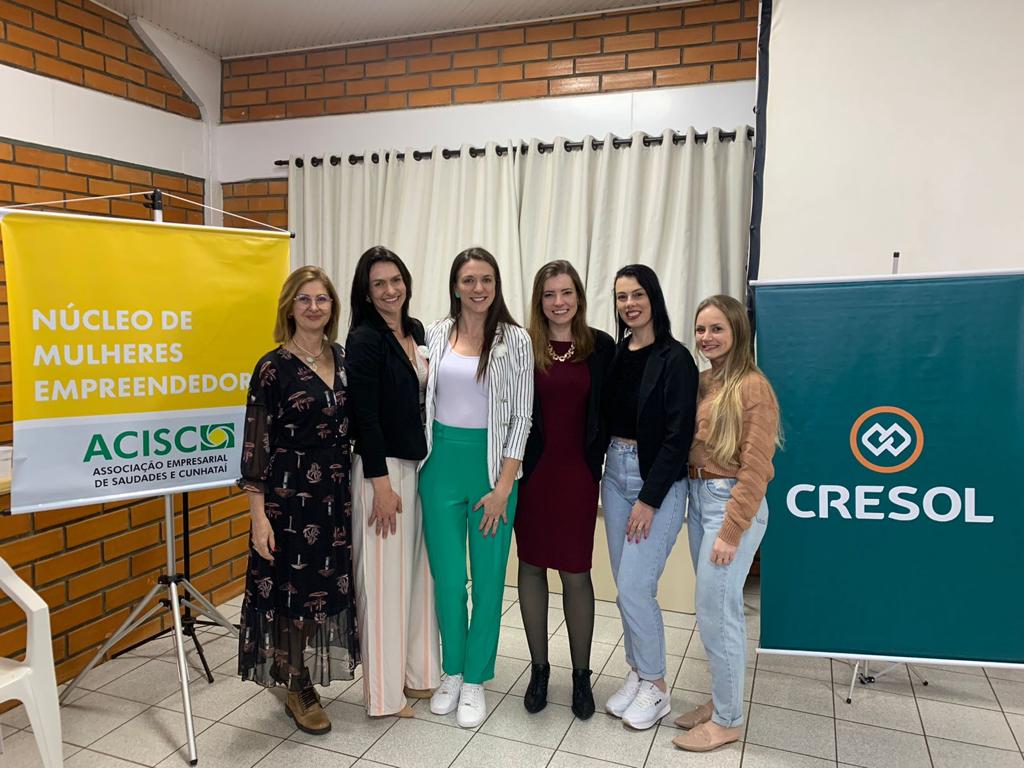 ACISC 21 - Cresol Aliança apoia evento para mulheres empreendedoras