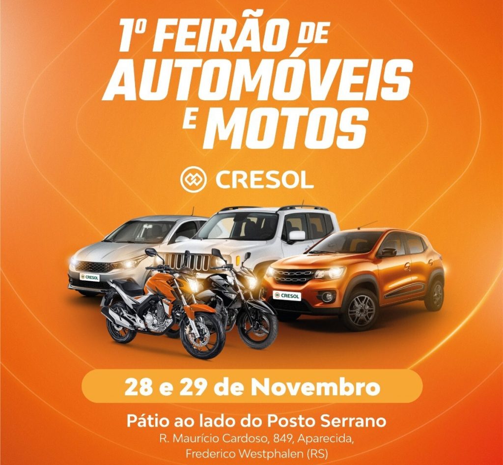 feirao site - Feirão de Automóveis e Motos Cresol reúne oportunidades e condições especiais no norte do RS feirao site - Feirão de Automóveis e Motos Cresol reúne oportunidades e condições especiais no norte do RS