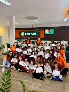 Formatura Mesadinha e sua Turma 7 - Cresol Vale Europeu atende 1.395 crianças no Projeto Mesadinha e sua Turma