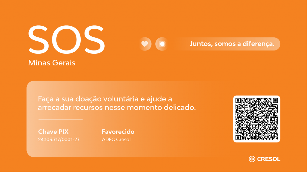 SOS Minas Gerais Widescreen V2 - Cresol Minas Gerais mobiliza campanha solidária em apoio à Zona da Mata (MG)