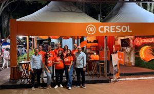 Ação Onda Laranja da Cresol Origens durante a ExpoCelb em Coronel Barros