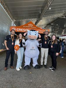 Equipe da Cresol Ativa participa da 10a edicao da ExpoTilias - Cresol Ativa participa da 10ª ExpoTílias e fortalece relacionamento com a comunidade 