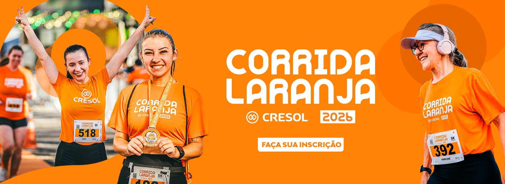 Corrida Laranja Cresol