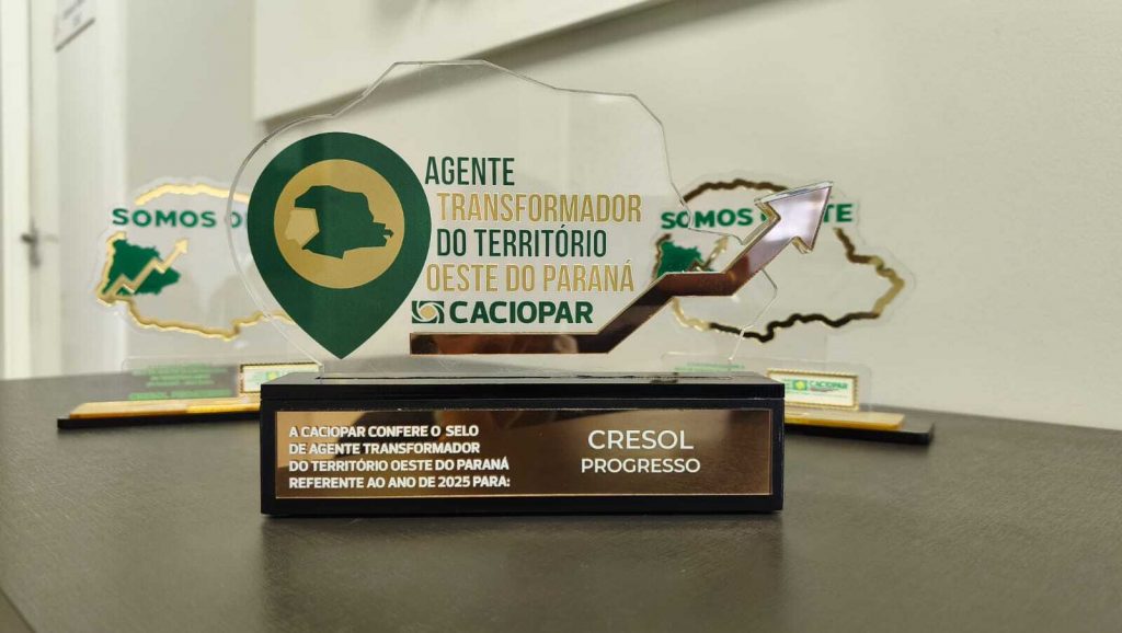 Cresol Progresso recebe Selo de Agente Transformador 2 - Cresol Progresso recebe o selo de Agente Transformador do Oeste do Paraná