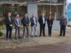 autoridades e liderancas inauguracao Cresol Origens - Cresol Origens reinaugura agência em Campos Borges (RS)