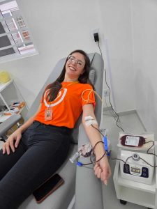 WhatsApp Image 2026 07 02 at 10.42.302 - Colaboradores da Cresol São Valentim doam sangue no Dia do Cooperativismo