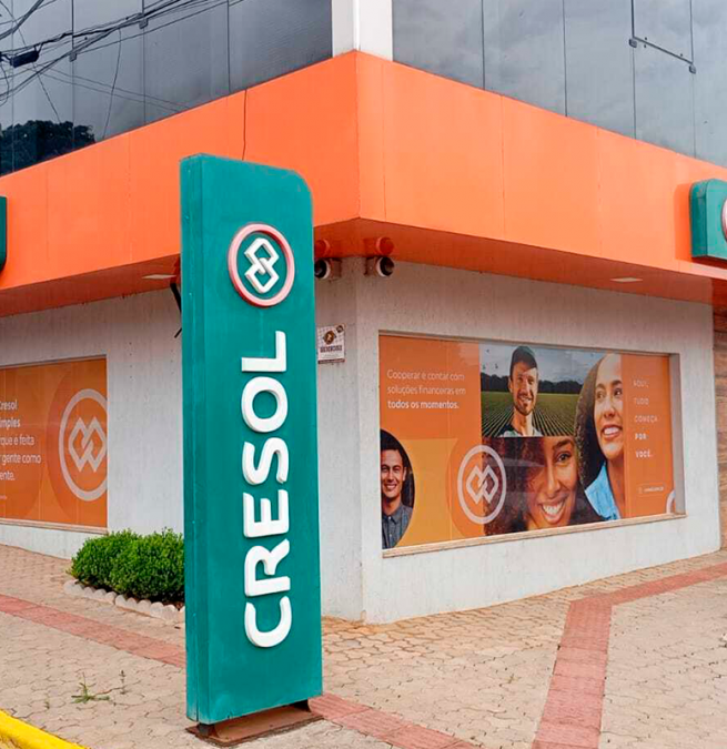 Agência da Cresol em Ibiraiaras (RS).