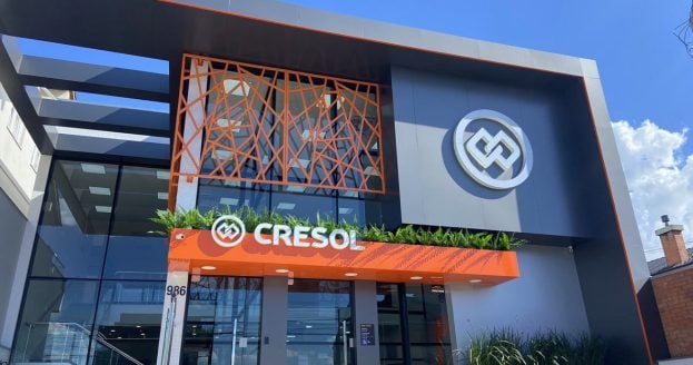 Fachada da agência de Bento Gonçalves, localizada na Avenida Planalto.