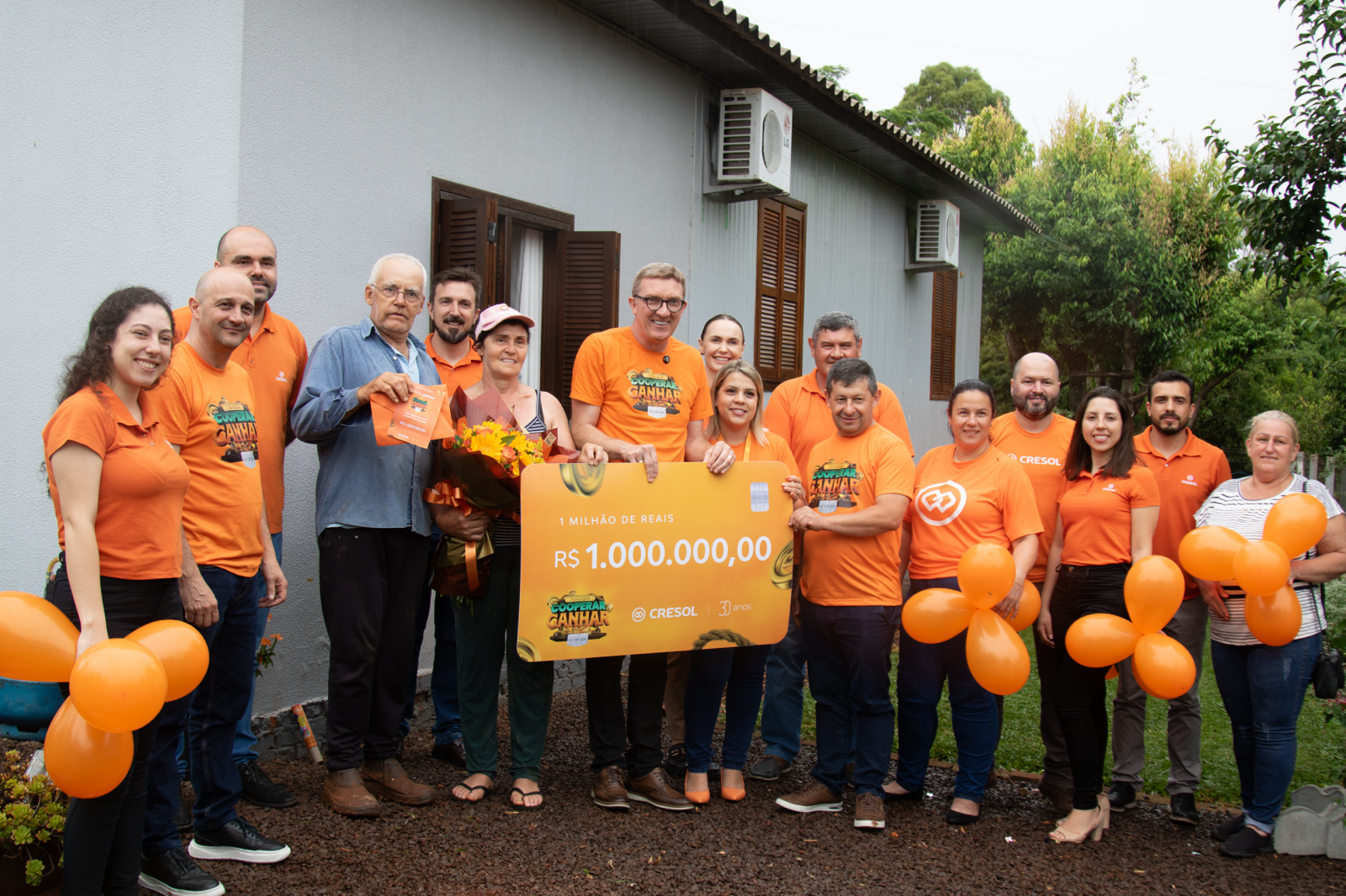 Ganhadores da Campanha Cooperar é Ganhar da Cresol