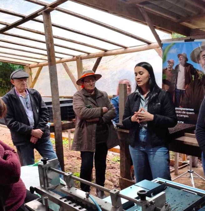 Cresol Essência apoia produção de mudas orgânicas e valoriza a agricultura familiar