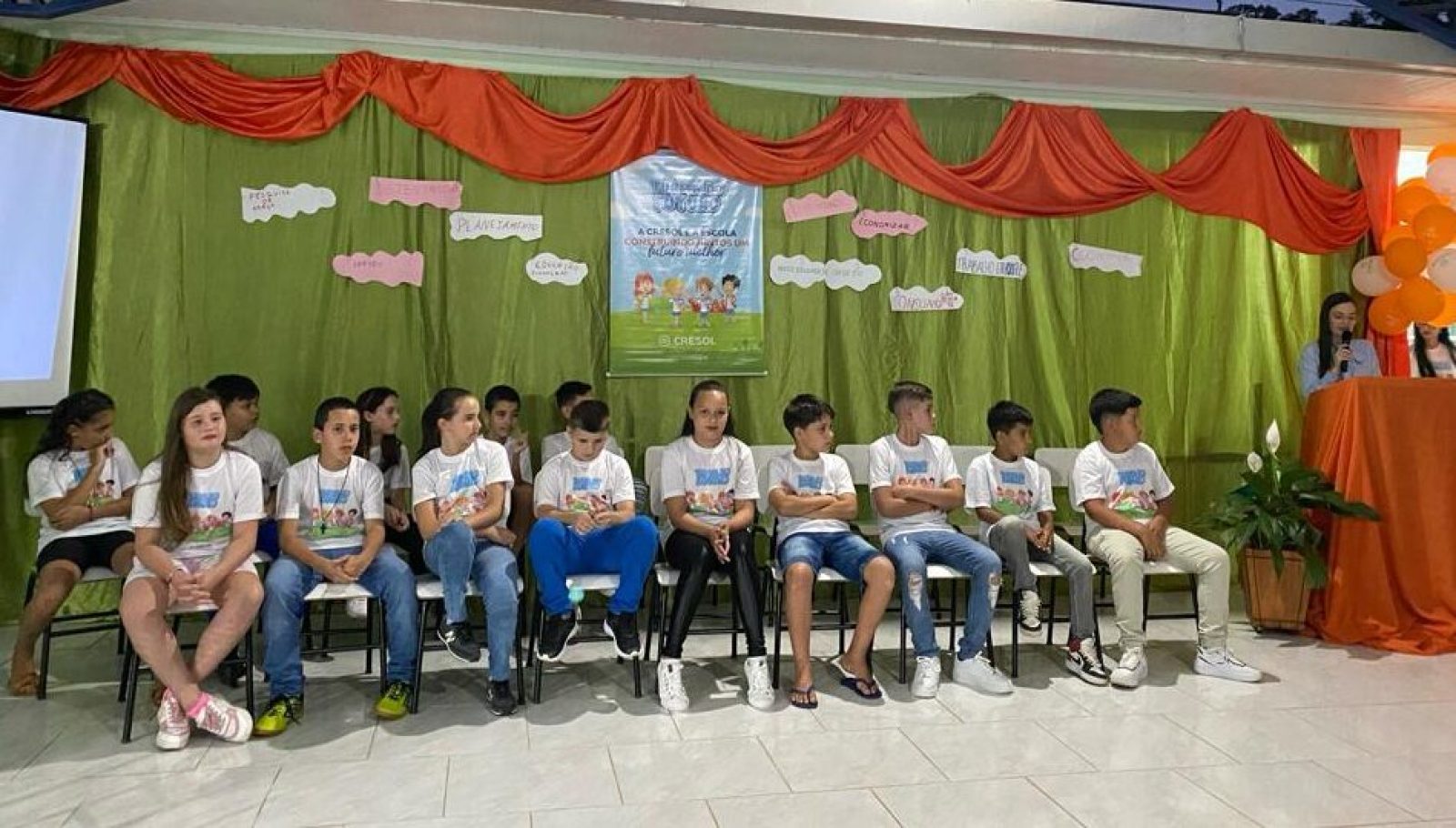 Formatura do Projeto Um Olhar para o Futuro em Jardinópolis (SC)