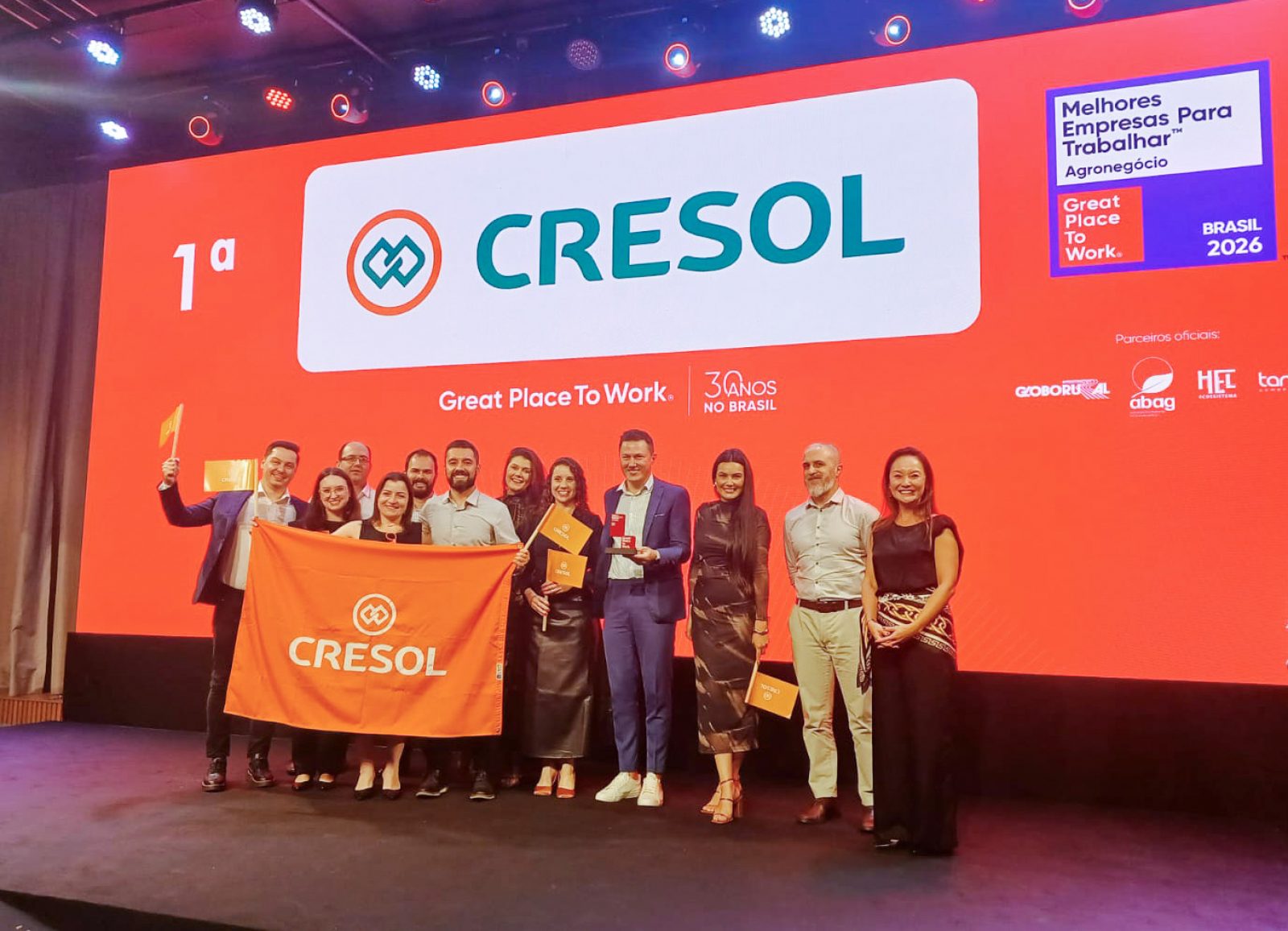 Cresol Melhor Empresa para Trabalhar no Agronegócio GPTW