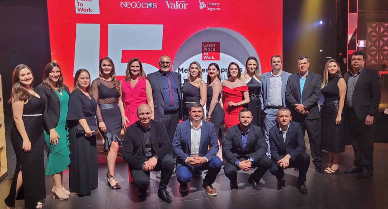 Equipe Cresol em premiação GPTW