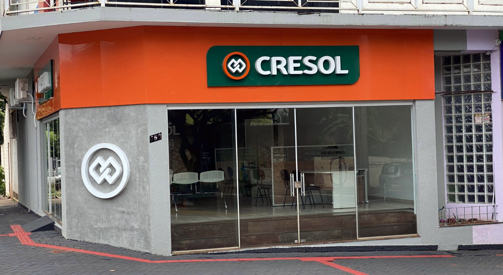 Agência de Nova Londrina (PR), da Cresol Pioneira.