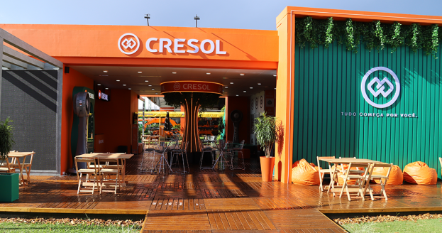 Estande da Cresol em feira nacional
