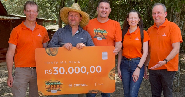 Ganhador do Sorteio Cooperar é Ganhar da Cresol