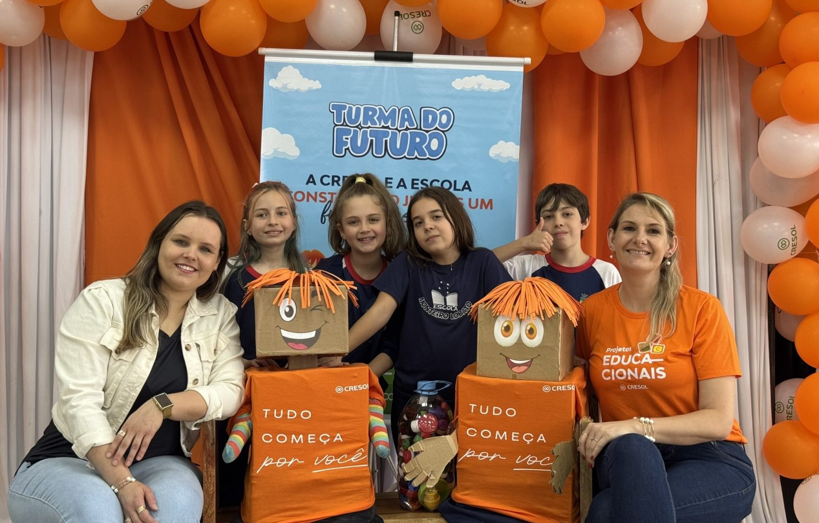Estudantes de várias partes do Brasil participam dos projetos educacionais da Cresol