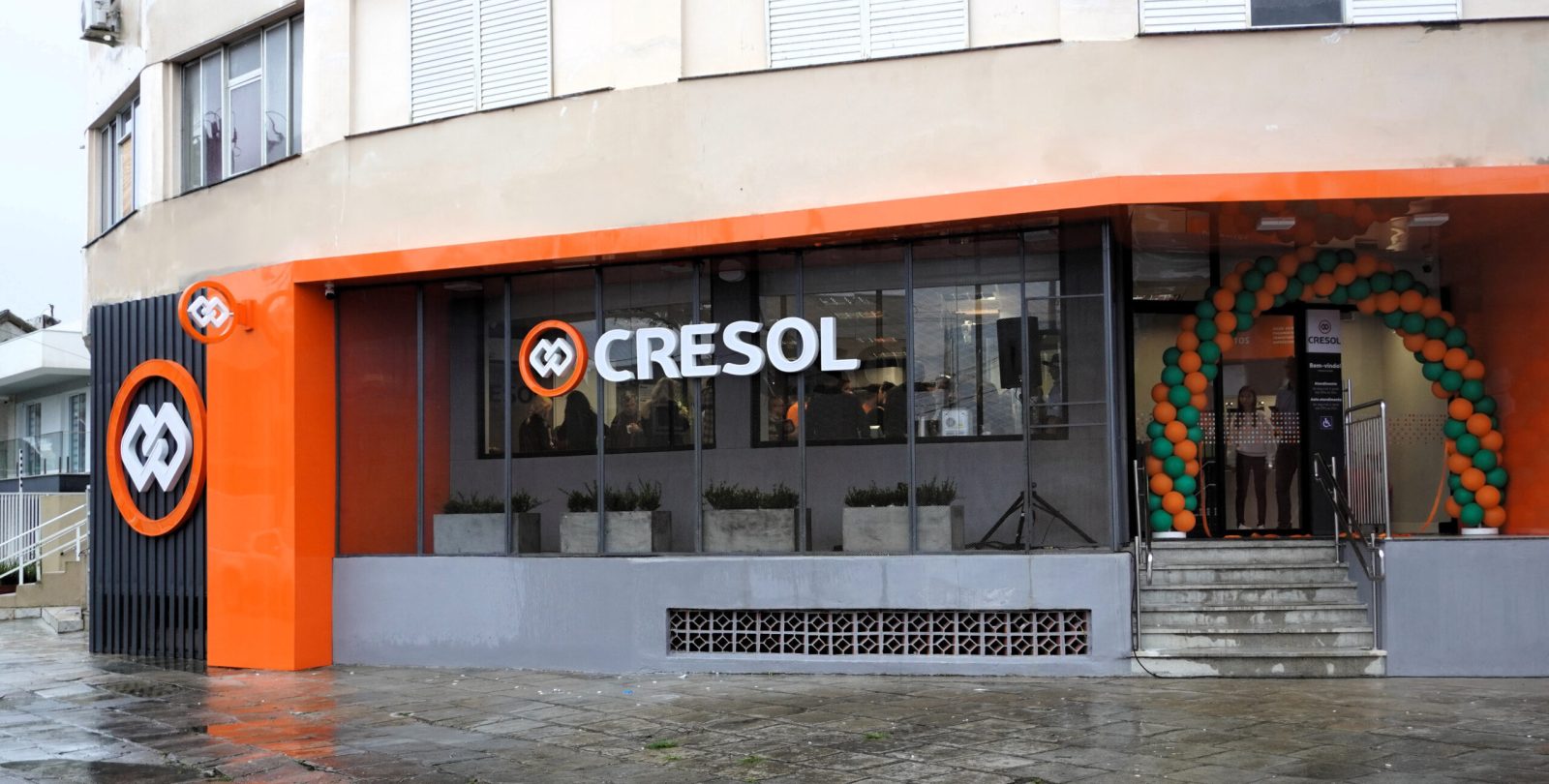 Inauguração agencia Cresol em Guaratuba_fachada