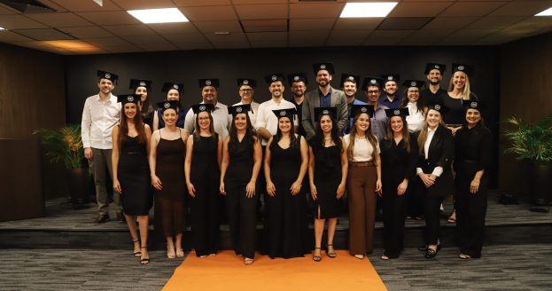 Formatura da turma de colaboradores Cresol.