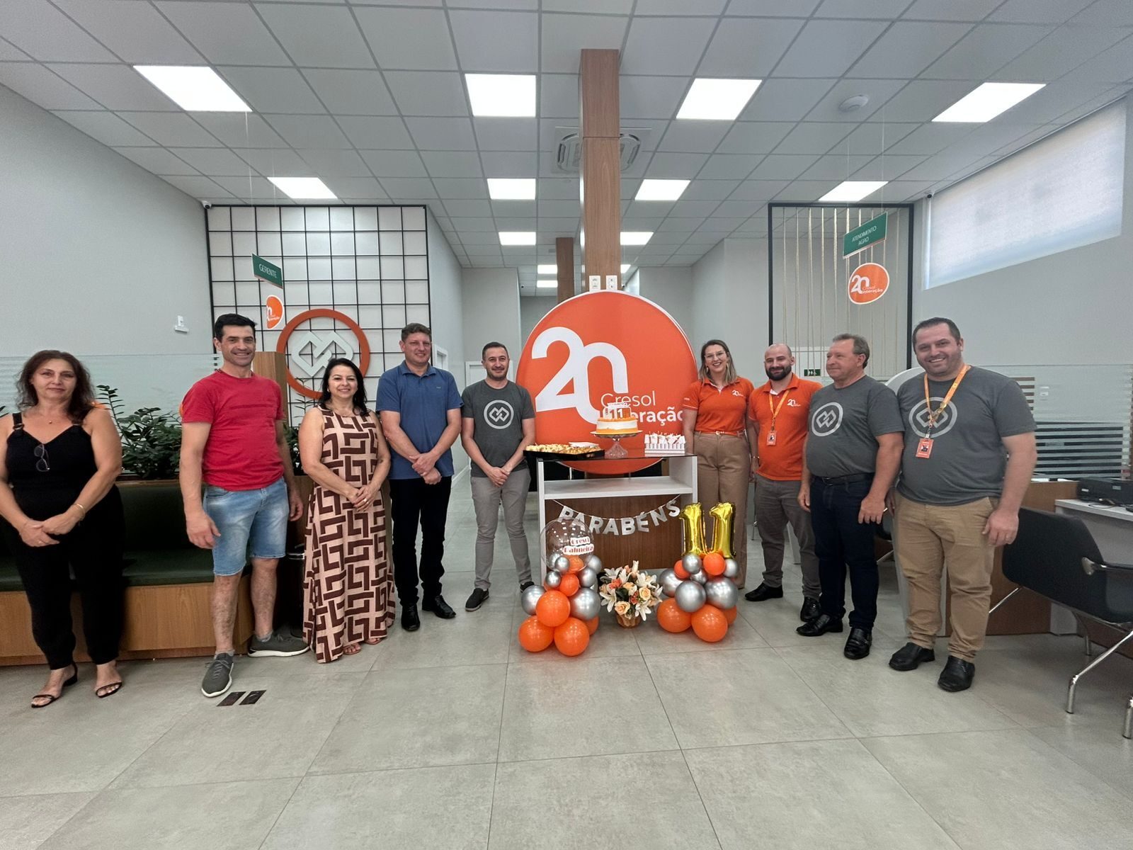 Cresol Interação celebra 11 anos da agência