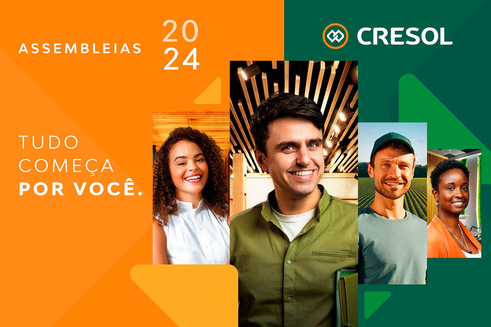 Período de assembleias Cresol 2024