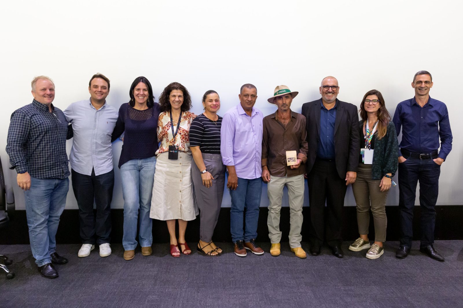 Equipes da Cresol e do BNDES no G20 Social